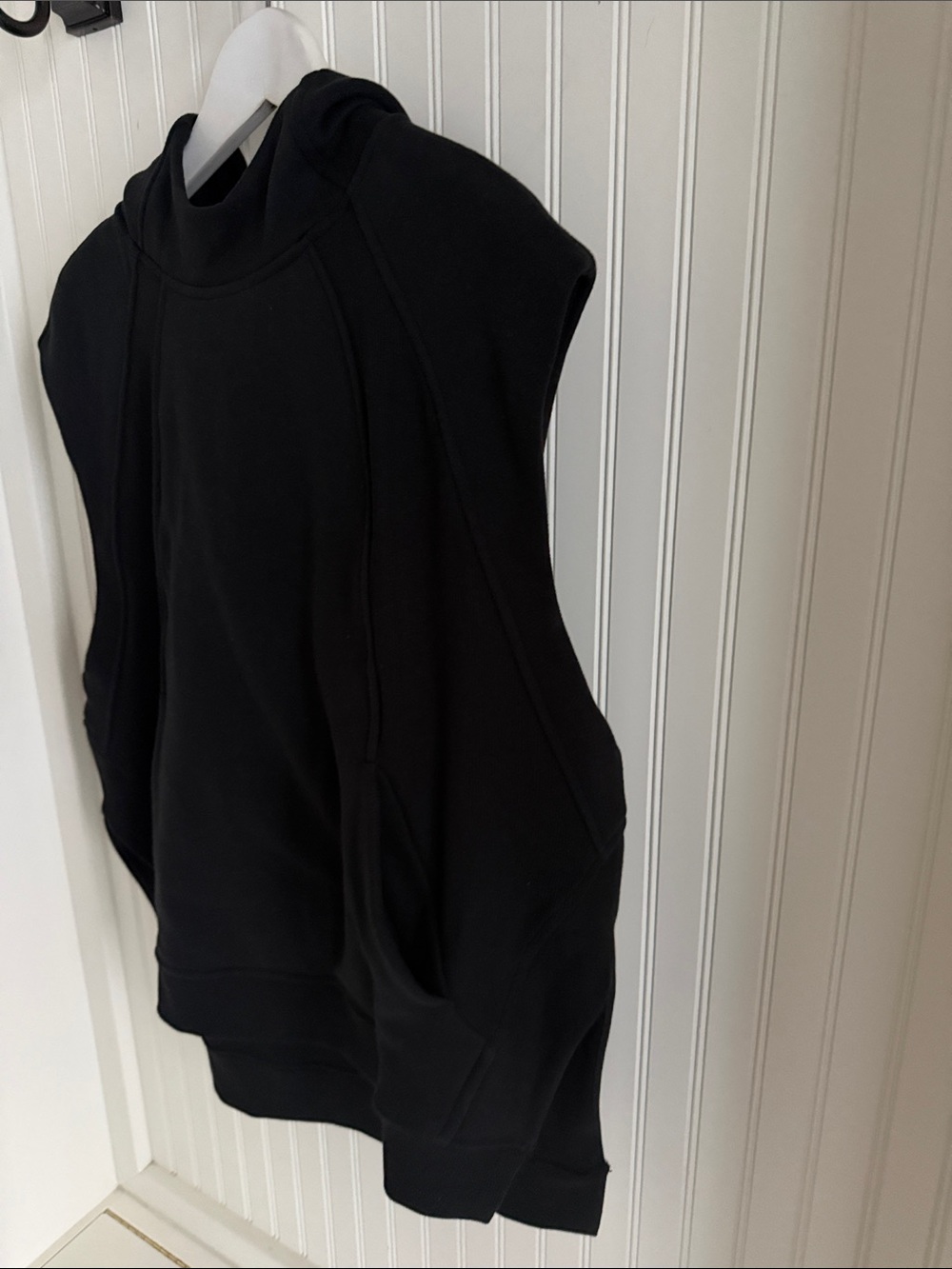 Lululemon Scuba Pullover Sleeveless Hoodie Black - Picture 6 of 8